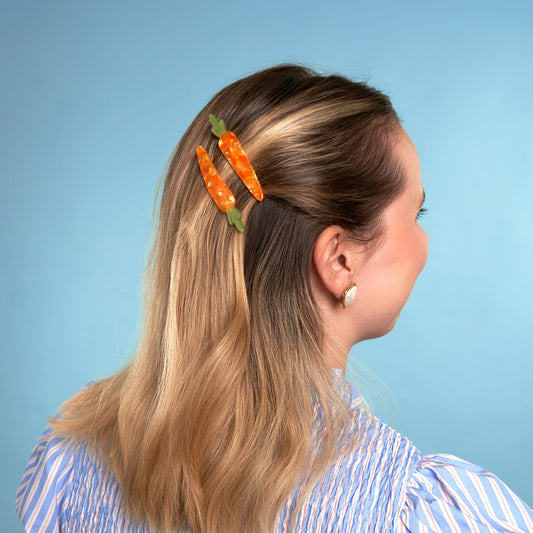 Barrette Carotte Coucou Suzette vue produit