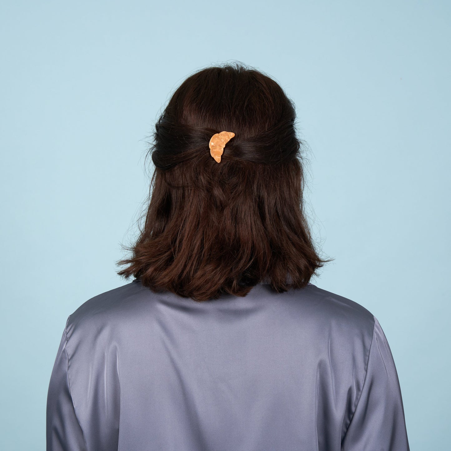 Barrette Croissant Coucou Suzette porté