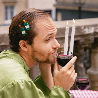 Barrette Vin Coucou Suzette porté