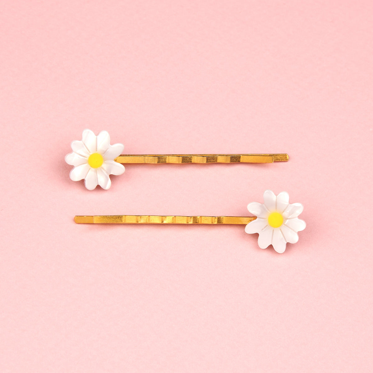 Duo de barrettes fines Pâquerettes Coucou Suzette – vue complémentaire 4