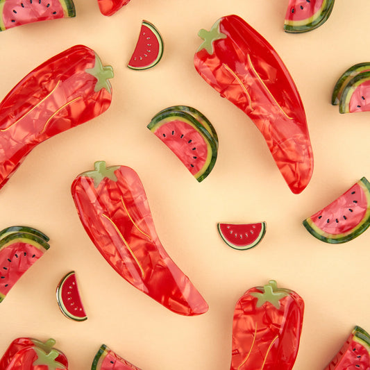 Pince à cheveux piment