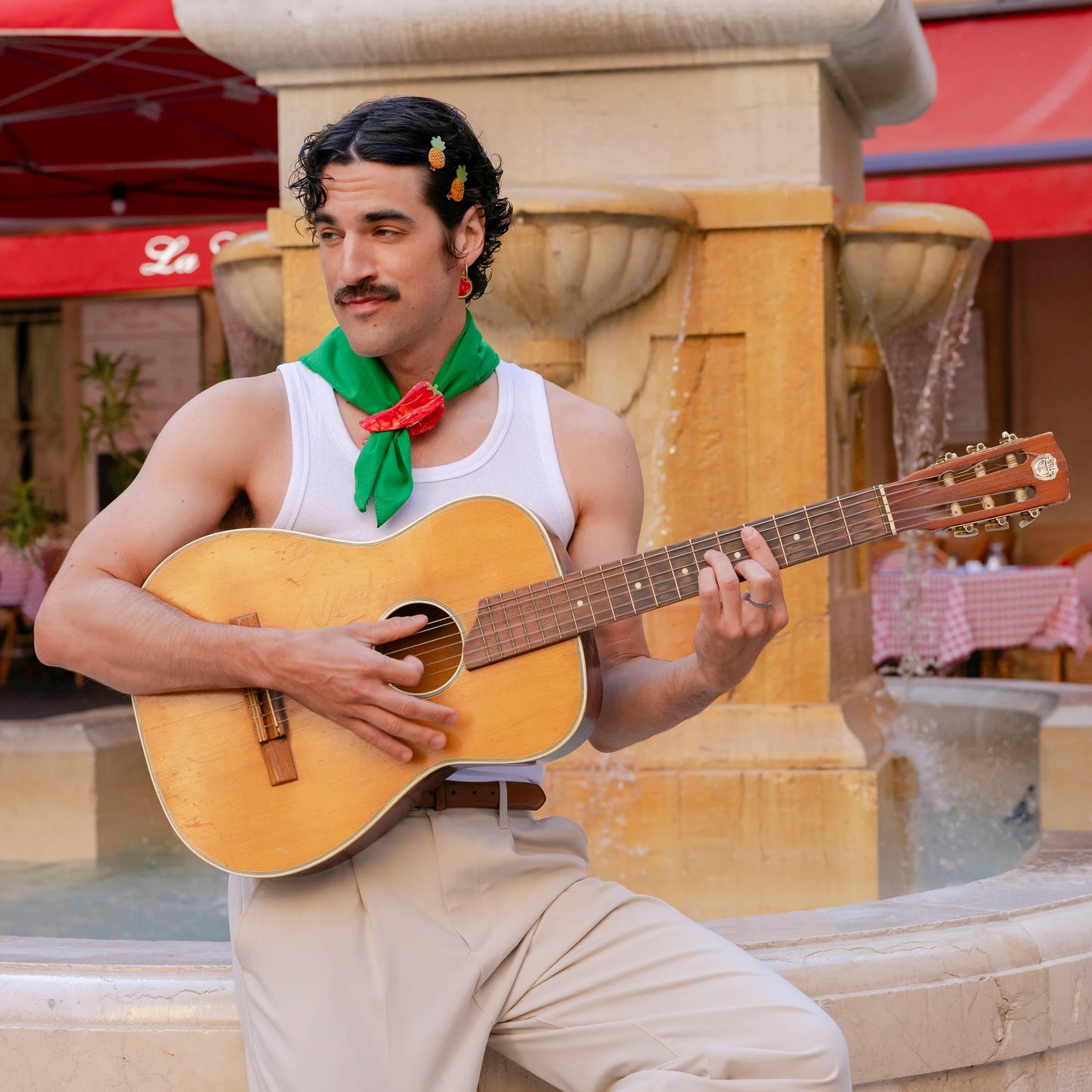 Pince à cheveux piment