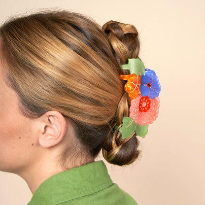 Pince à cheveux Grand Bouquet de fleurs Coucou Suzette vue produit