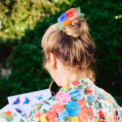 Pince à cheveux Grand Bouquet de fleurs Coucou Suzette vue complémentaire 3