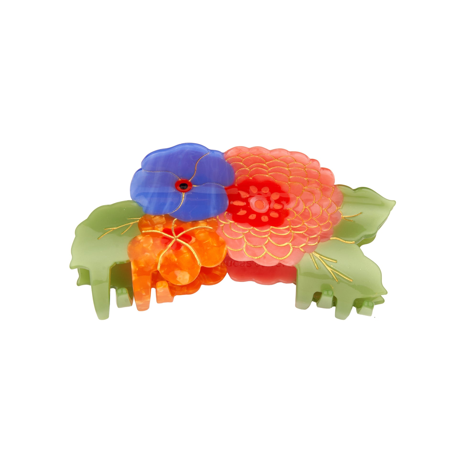 Pince à cheveux Grand Bouquet de fleurs Coucou Suzette vue complémentaire 7