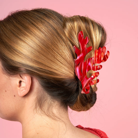Pince à cheveux Corail Coucou Suzette vue produit