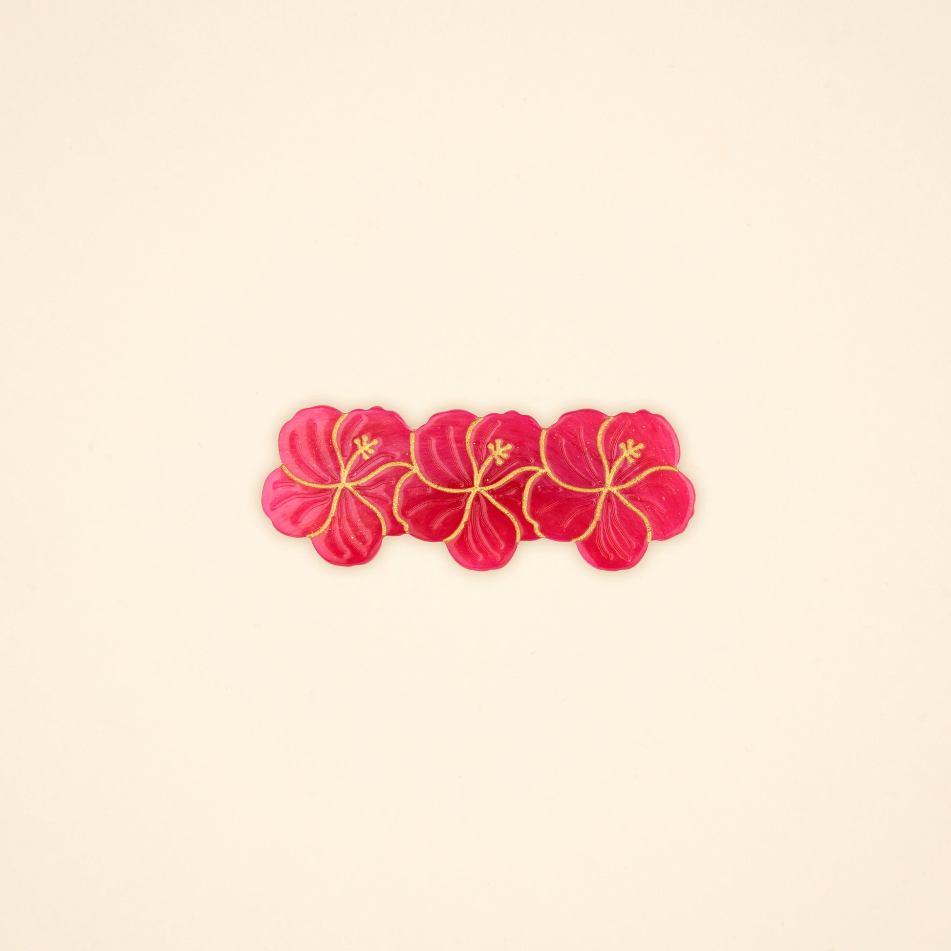 Barrette Hibiscus Coucou Suzette vue produit