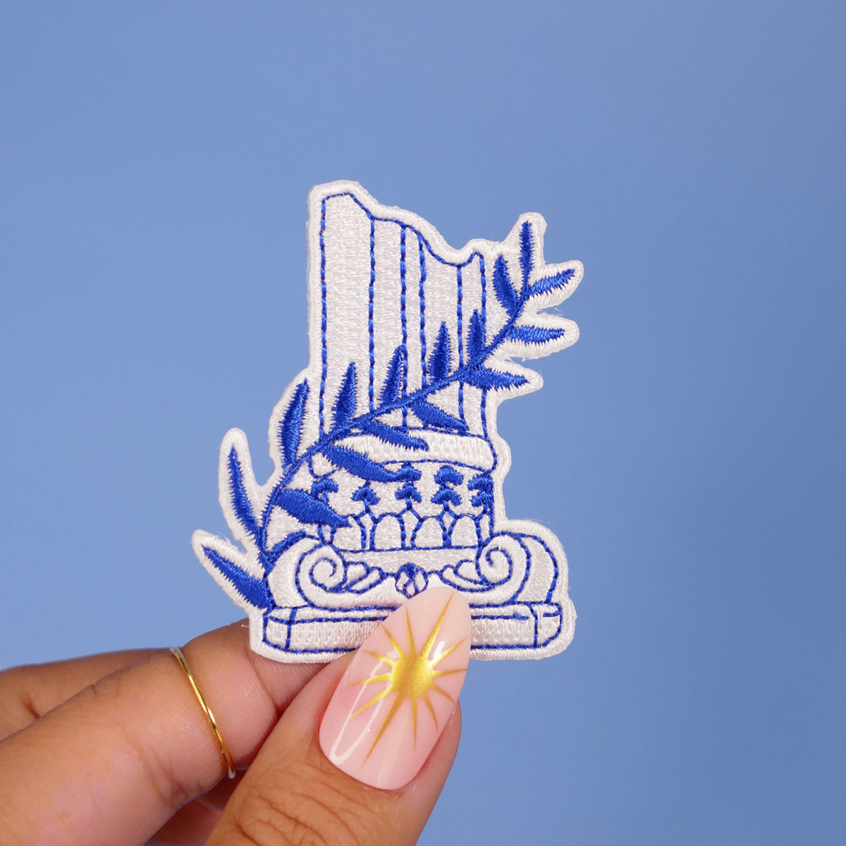 Patch thermocollant Colonne grecque Malicieuse - Patch thermocollant Colonne grecque Malicieuse