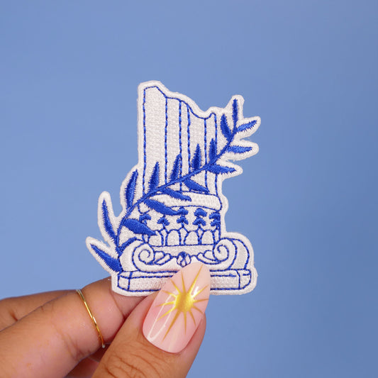 Patch thermocollant Colonne grecque Malicieuse - Patch thermocollant Colonne grecque Malicieuse
