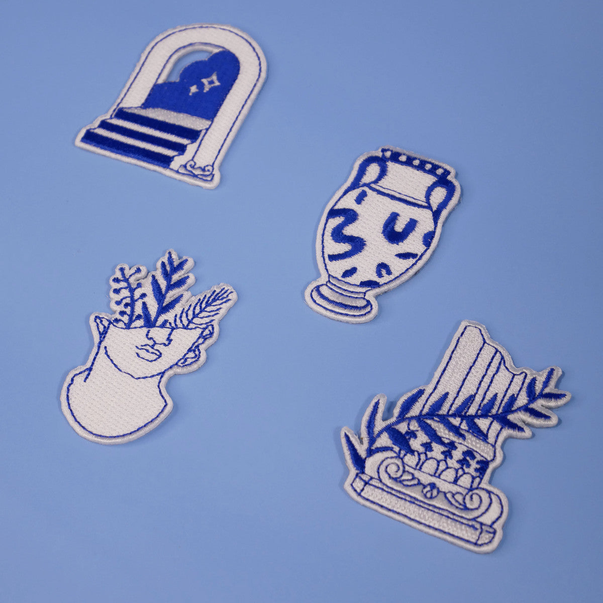 Patch thermocollant Sculpture grecque Malicieuse - Patch thermocollant Sculpture grecque Malicieuse