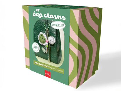 Kit crochet bag charms matcha club