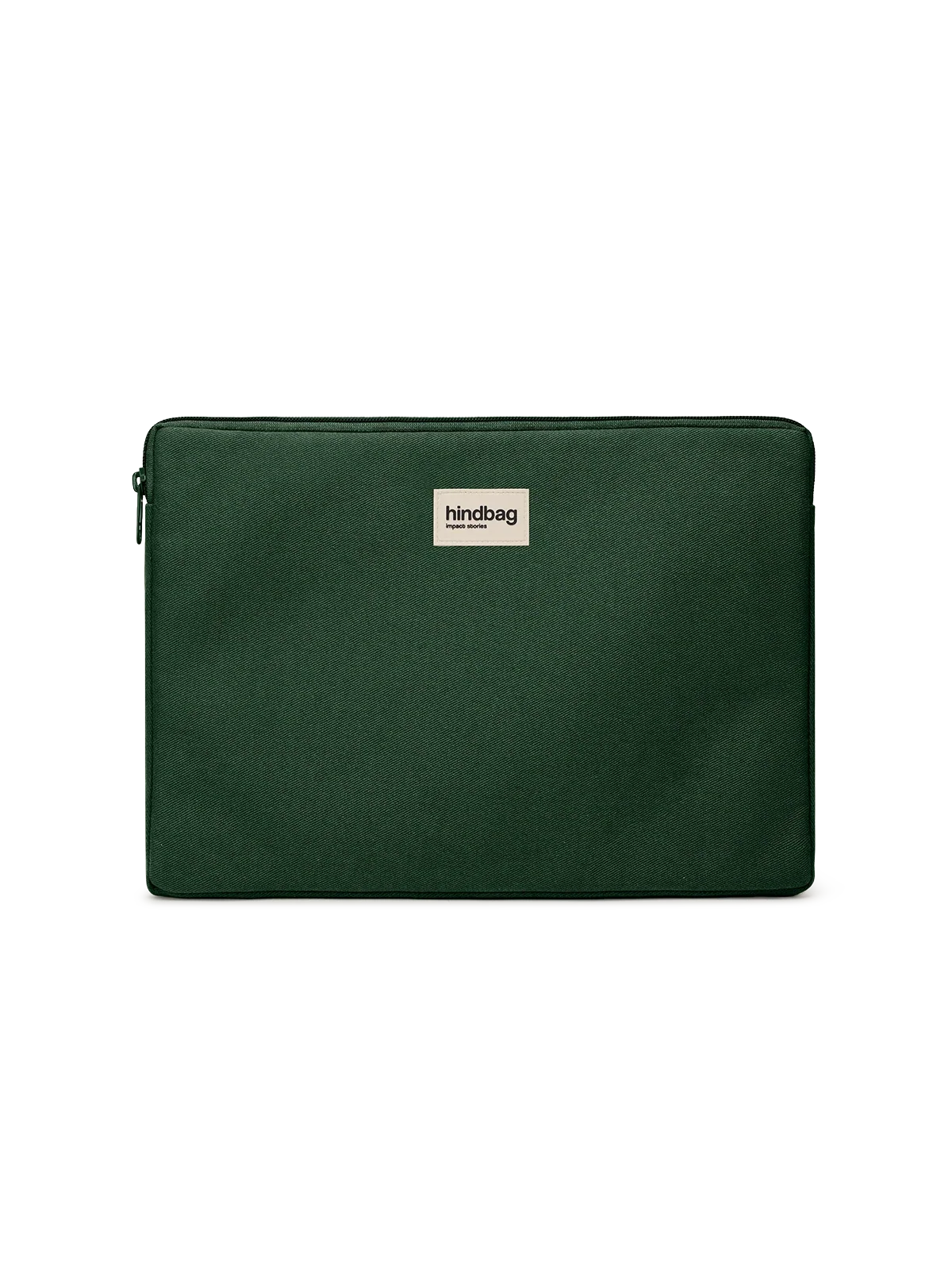 Housse ordinateur Ava 13 pouces Vert sapin Hindbag vue produit