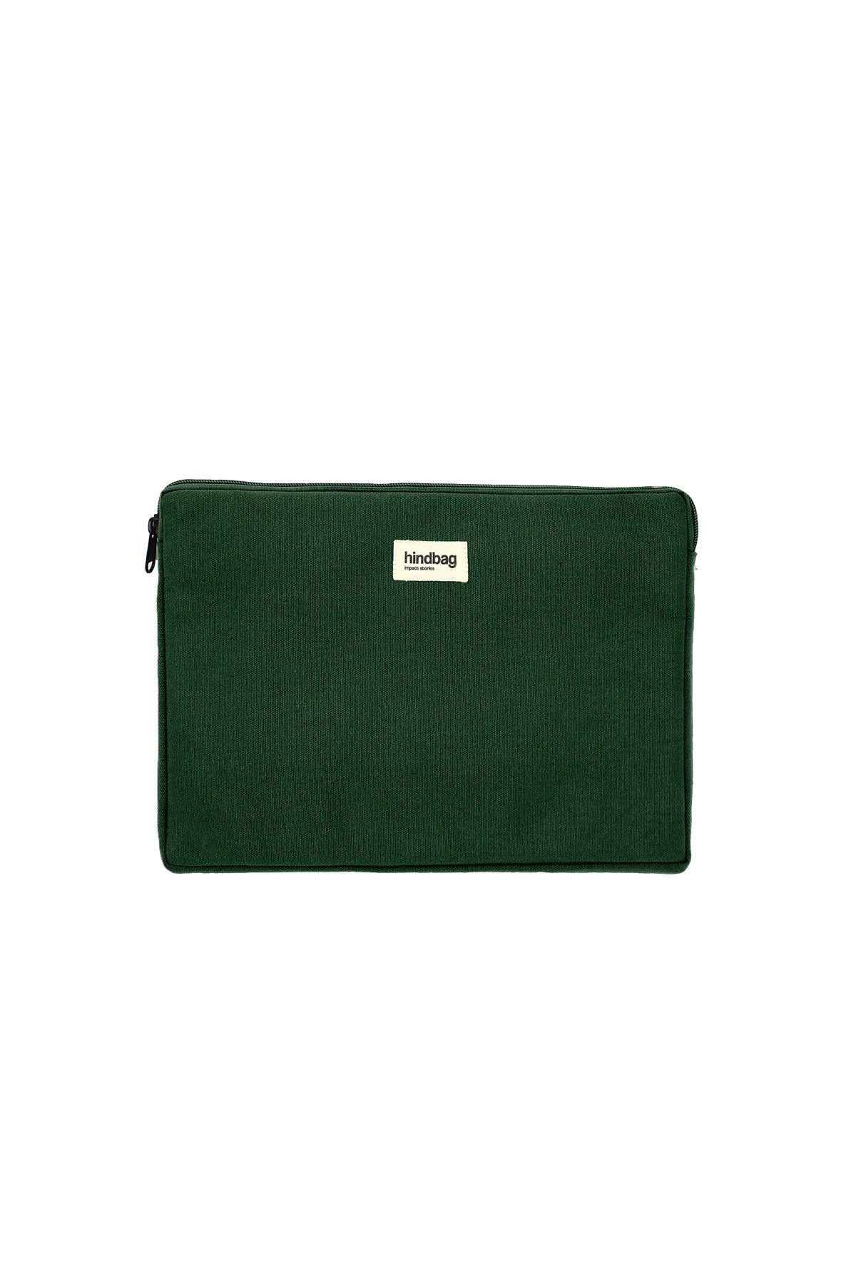 Housse ordinateur Ava 13 pouces Vert sapin Hindbag vue complémentaire