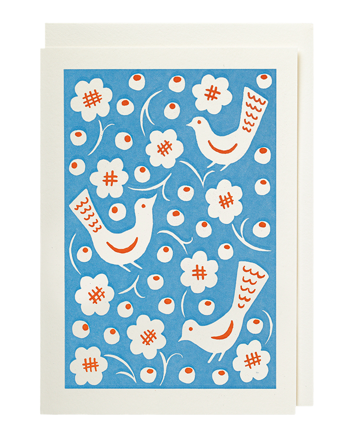 Petite carte Blue Bird Pattern Archivist Gallery