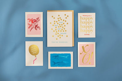Carte Sardines dans une composition de cartes Archivist Gallery sur fond bleu