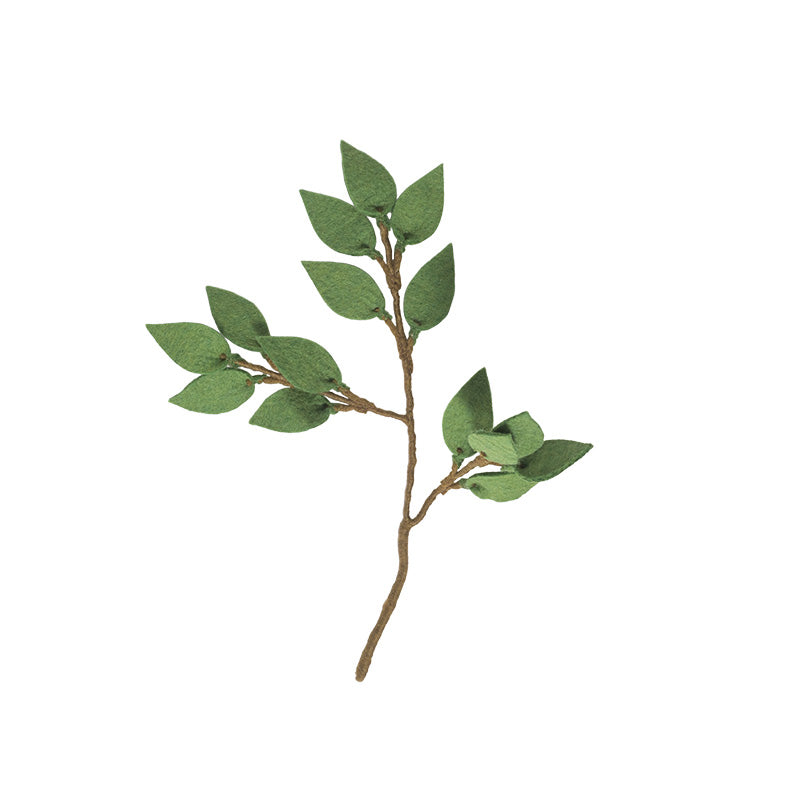 Branche Green Leaf verte en laine – Aveva