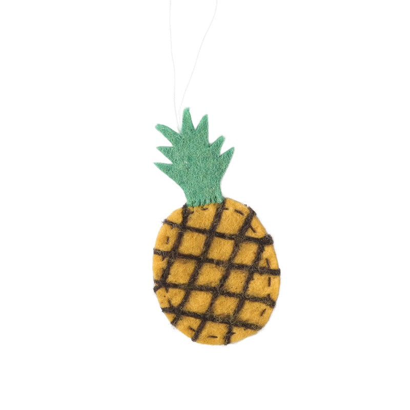 Ananas en laine Aveva, vue du sujet sur fond blanc
