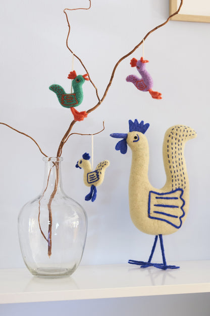 Décorations en laine Aveva mises en scène dans la maison