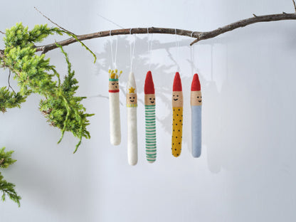 Décorations en laine Aveva mises en scène dans la maison