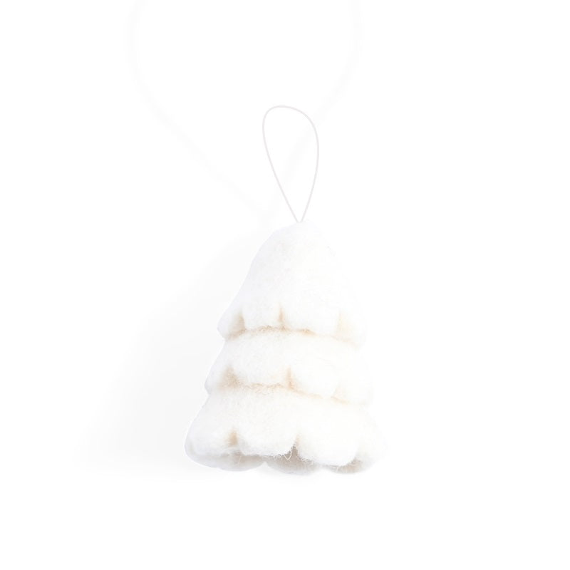 Sapin blanc en laine Aveva, vue du sujet sur fond blanc