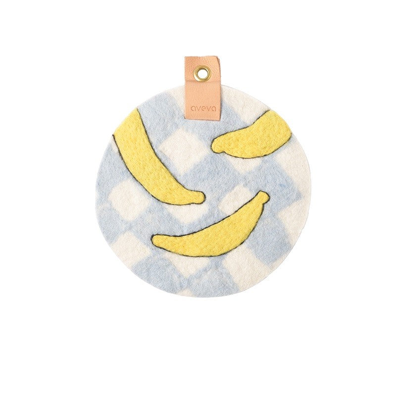 Dessous de plat Art Bananas Aveva 21 cm en laine