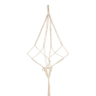 Suspension pour pot en coton naturel Aveva vue seule