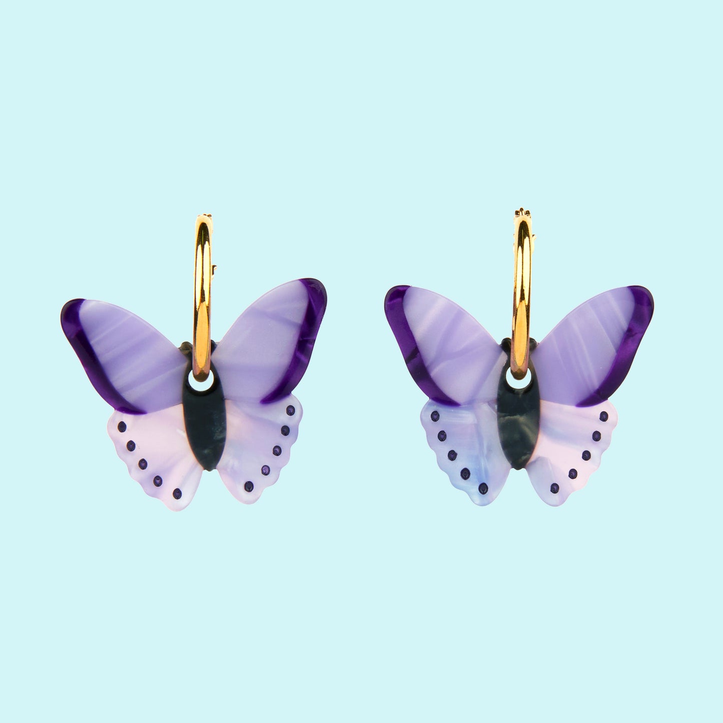 B.O Papillon mauve Coucou Suzette porté
