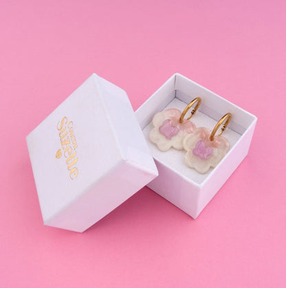 B.O Pensée rose Coucou Suzette dans son coffret