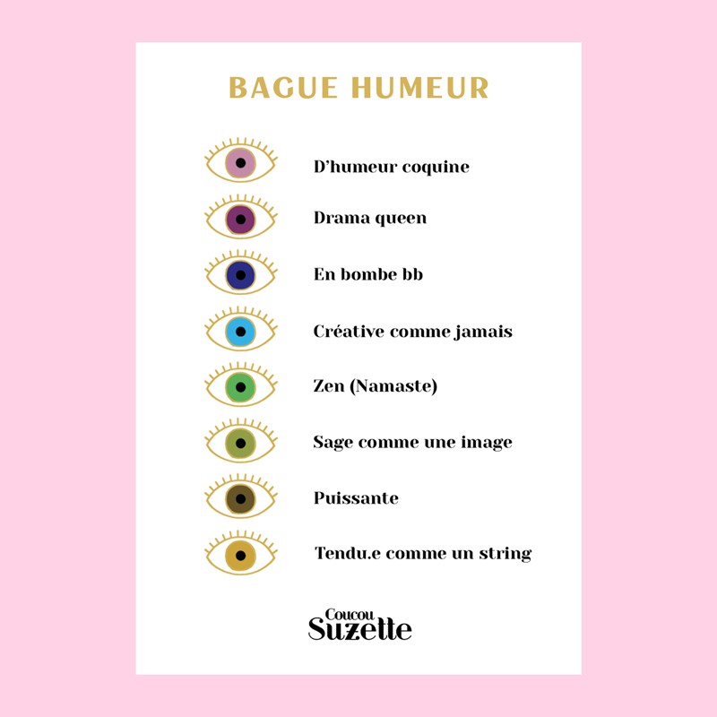 Bague Humeur Oeil Coucou Suzette vue complémentaire 6