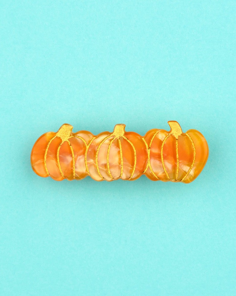 Barrette Citrouille orange Coucou Suzette – vue principale