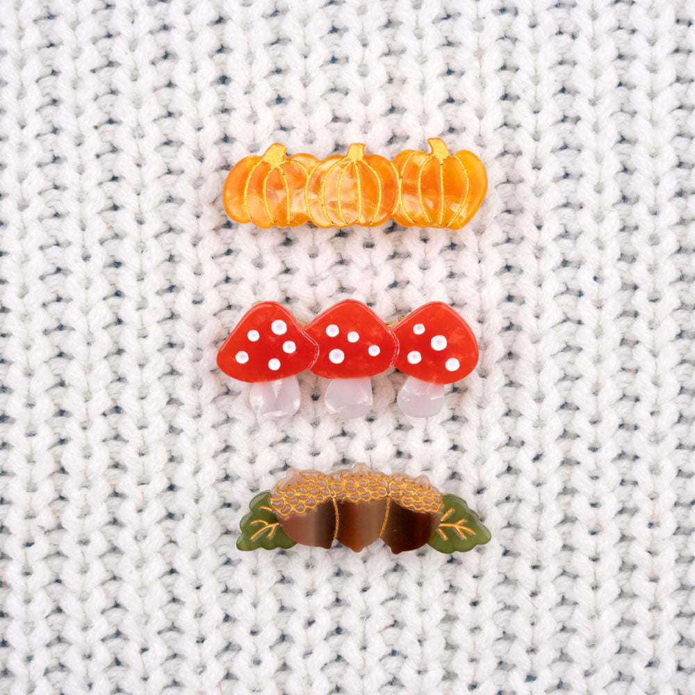 Barrette Citrouille orange Coucou Suzette – vue complémentaire 5