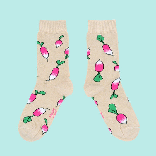 Chaussettes à paillettes Radis Coucou Suzette vue produit