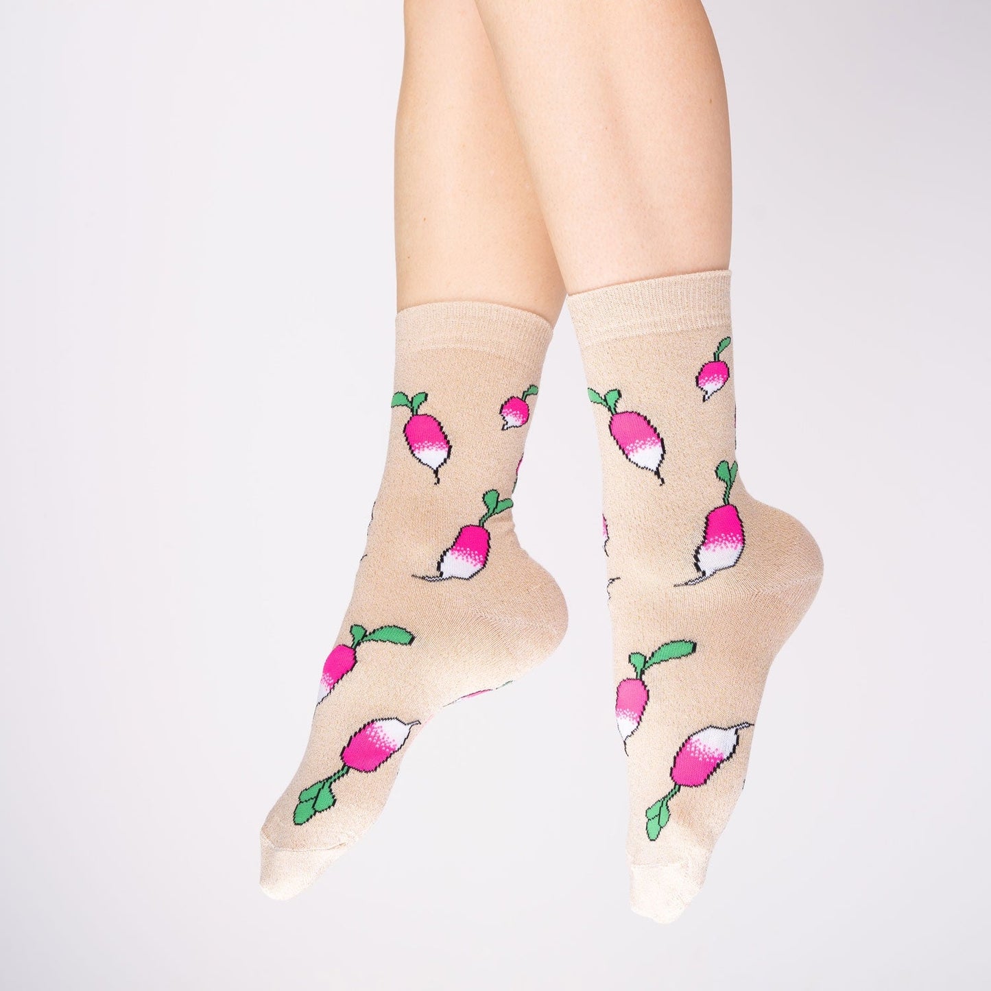 Chaussettes à paillettes Radis Coucou Suzette vue 4