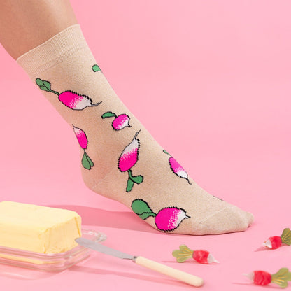 Chaussettes à paillettes Radis Coucou Suzette vue 5