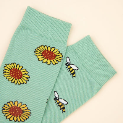 Détail Chaussettes Abeille Coucou Suzette