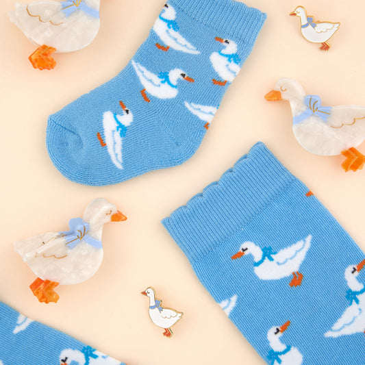 Chaussettes bébé Oie Coucou Suzette porté
