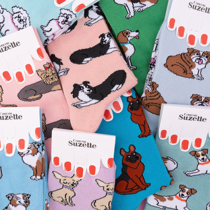Détail Chaussettes Berger Australien Coucou Suzette