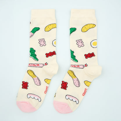 Chaussettes Bonbon Coucou Suzette porté