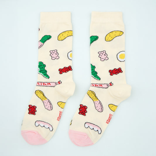 Chaussettes Bonbon Coucou Suzette porté