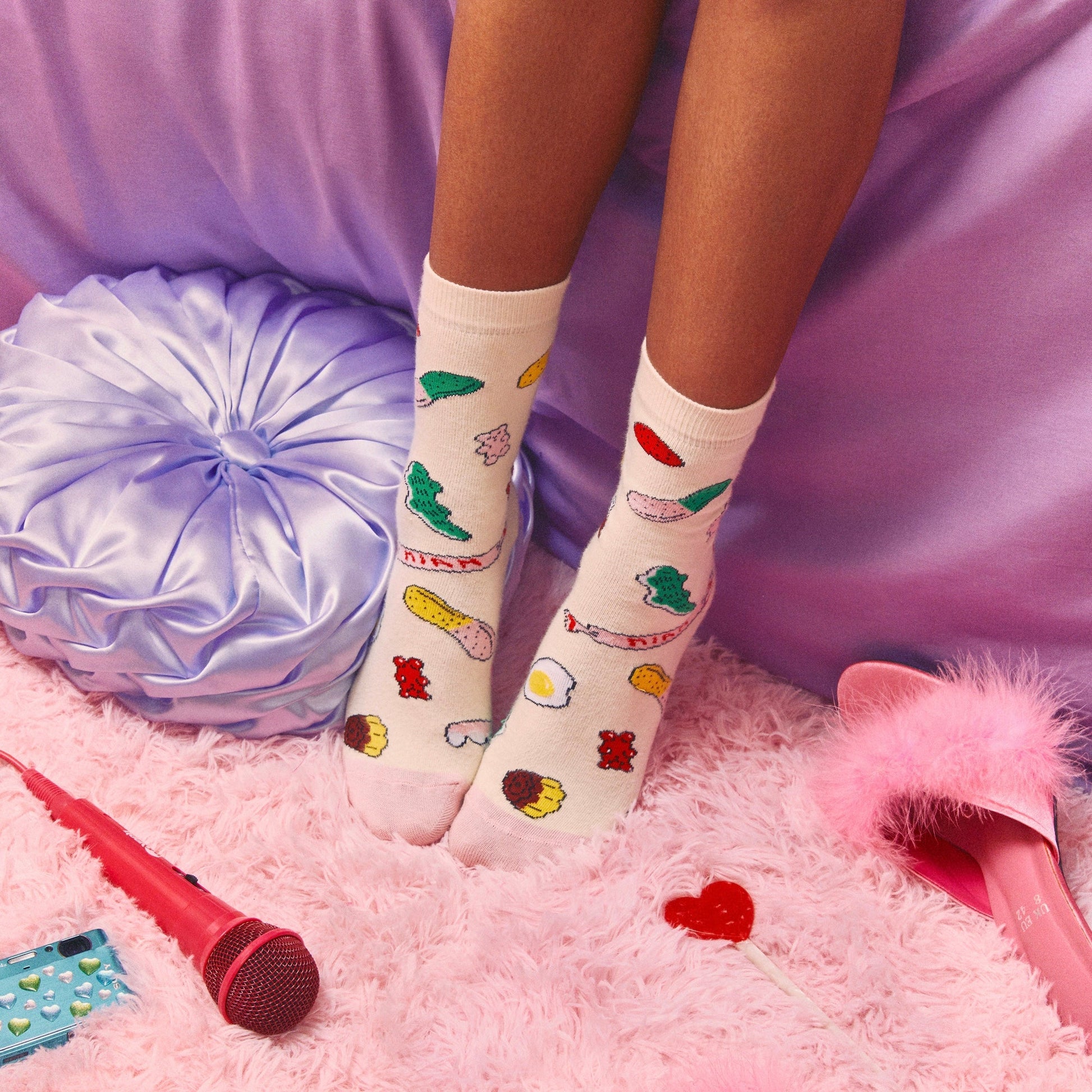 Détail Chaussettes Bonbon Coucou Suzette