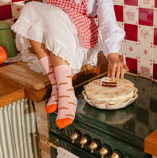 Chaussettes Carrot cake Coucou Suzette vue produit