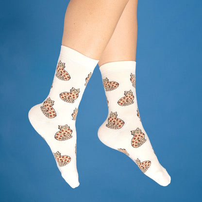 Détail Chaussettes Chat Bengal Coucou Suzette