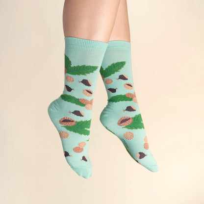 Chaussettes Châtaigne Coucou Suzette vue produit