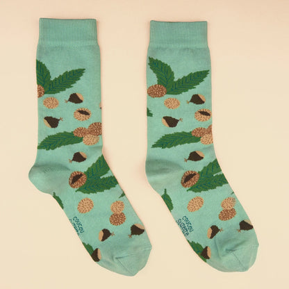 Détail Chaussettes Châtaigne Coucou Suzette