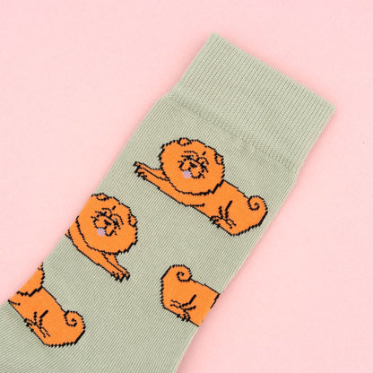 Détail Chaussettes Chow chow Coucou Suzette