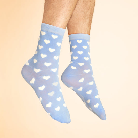 Chaussettes Coeur Blanc Coucou Suzette vue produit