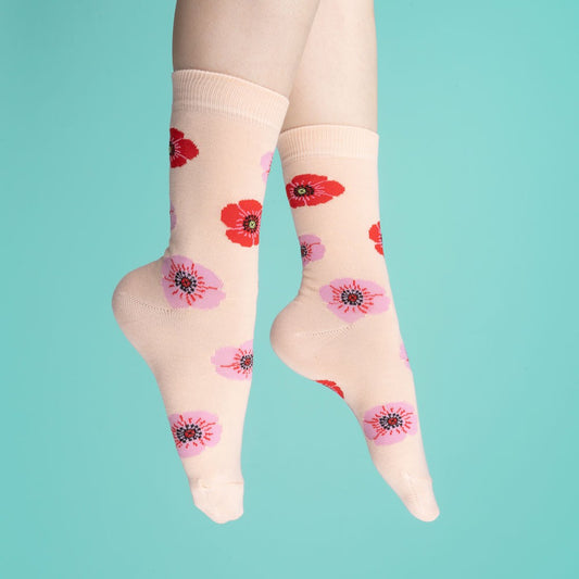 Chaussettes Coquelicot Coucou Suzette vue produit