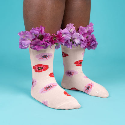 Détail Chaussettes Coquelicot Coucou Suzette