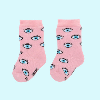 Chaussettes enfant Œil Coucou Suzette porté