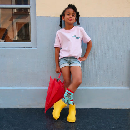 Chaussettes enfant Pigeons Parapluie Coucou Suzette vue complémentaire 4